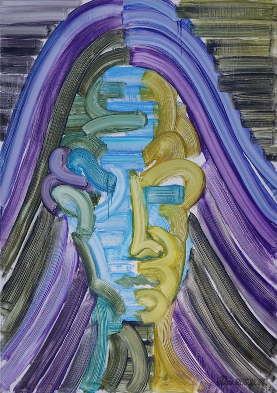 彩虹-2021-T-7，200×140cm，布面油画，2021