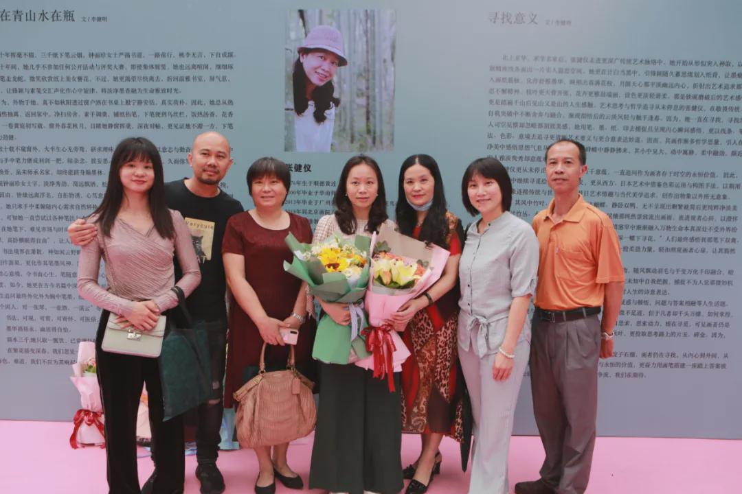 钟丽珍、张健仪书画作品展在黄连画家艺术村成功举行