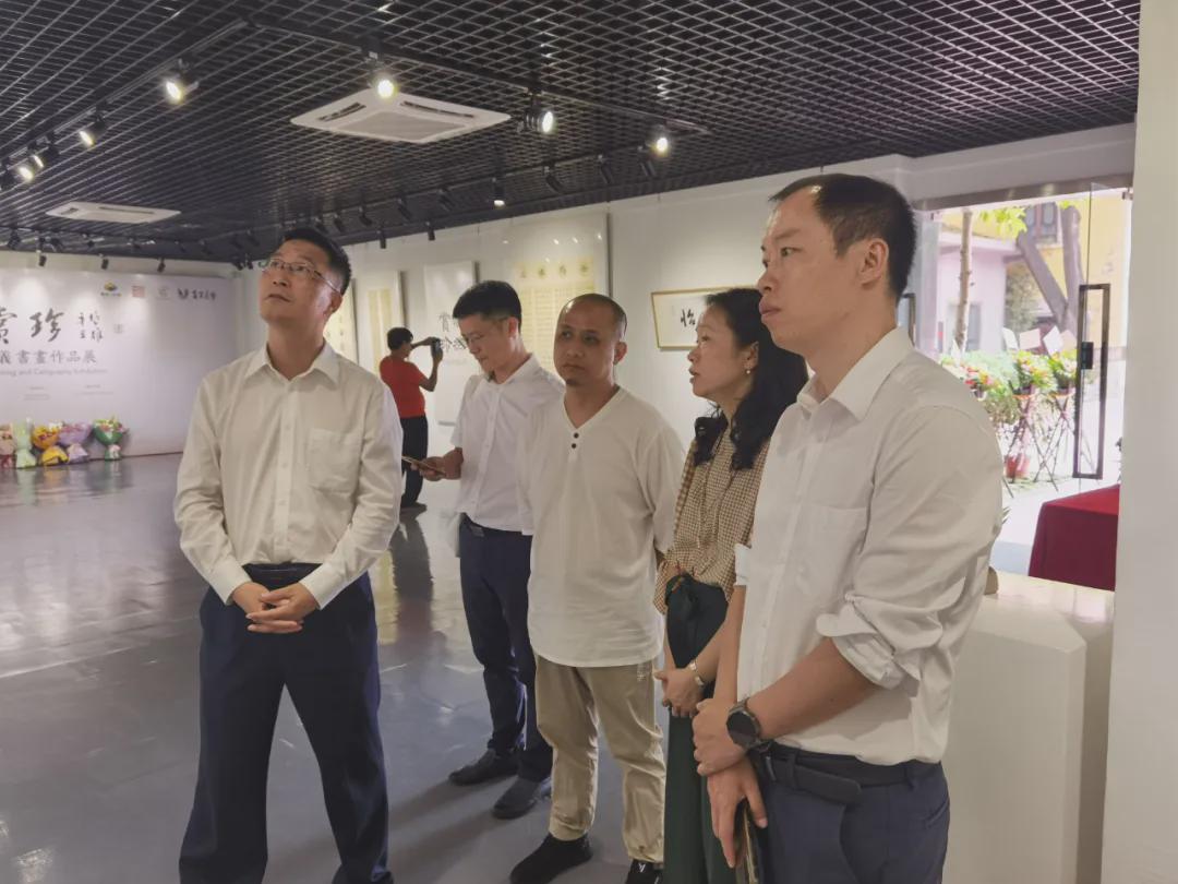钟丽珍、张健仪书画作品展在黄连画家艺术村成功举行
