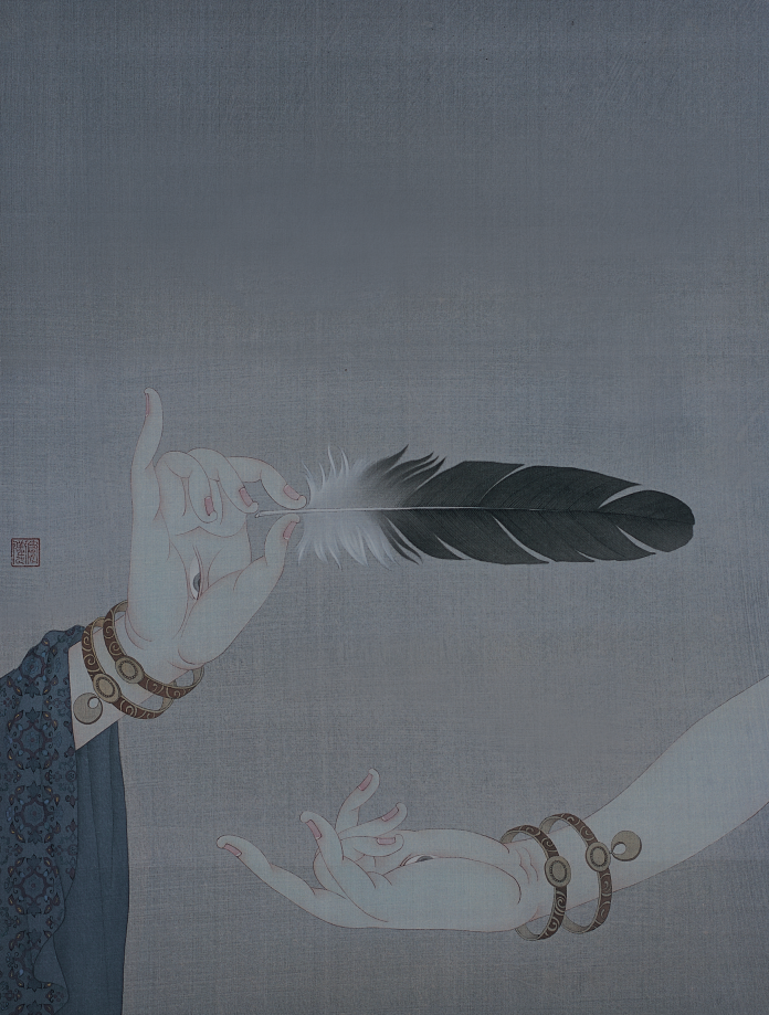 钟丽珍、张健仪书画作品展在黄连画家艺术村成功举行