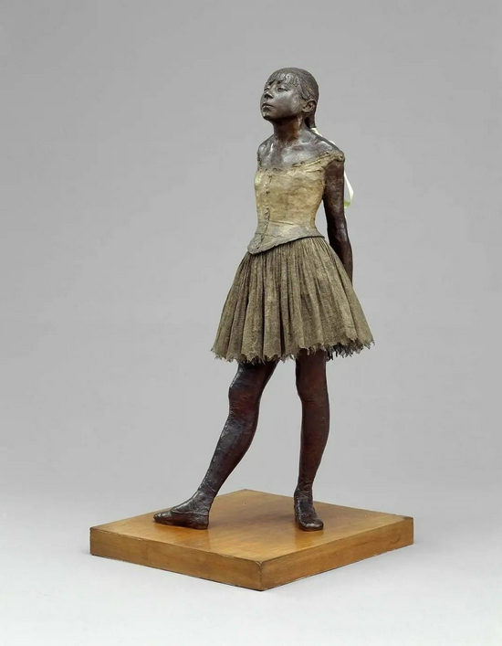  《十四岁的小舞者》，约1878-1881年，埃德加·德加。National Gallery of Art