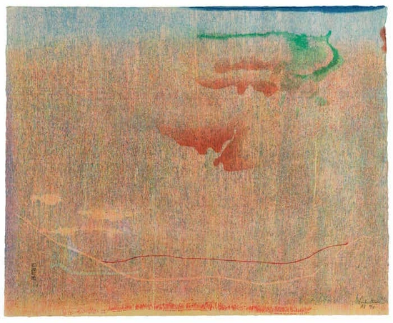 海伦·弗兰肯特尔，《Cedar Hill》， 1983年