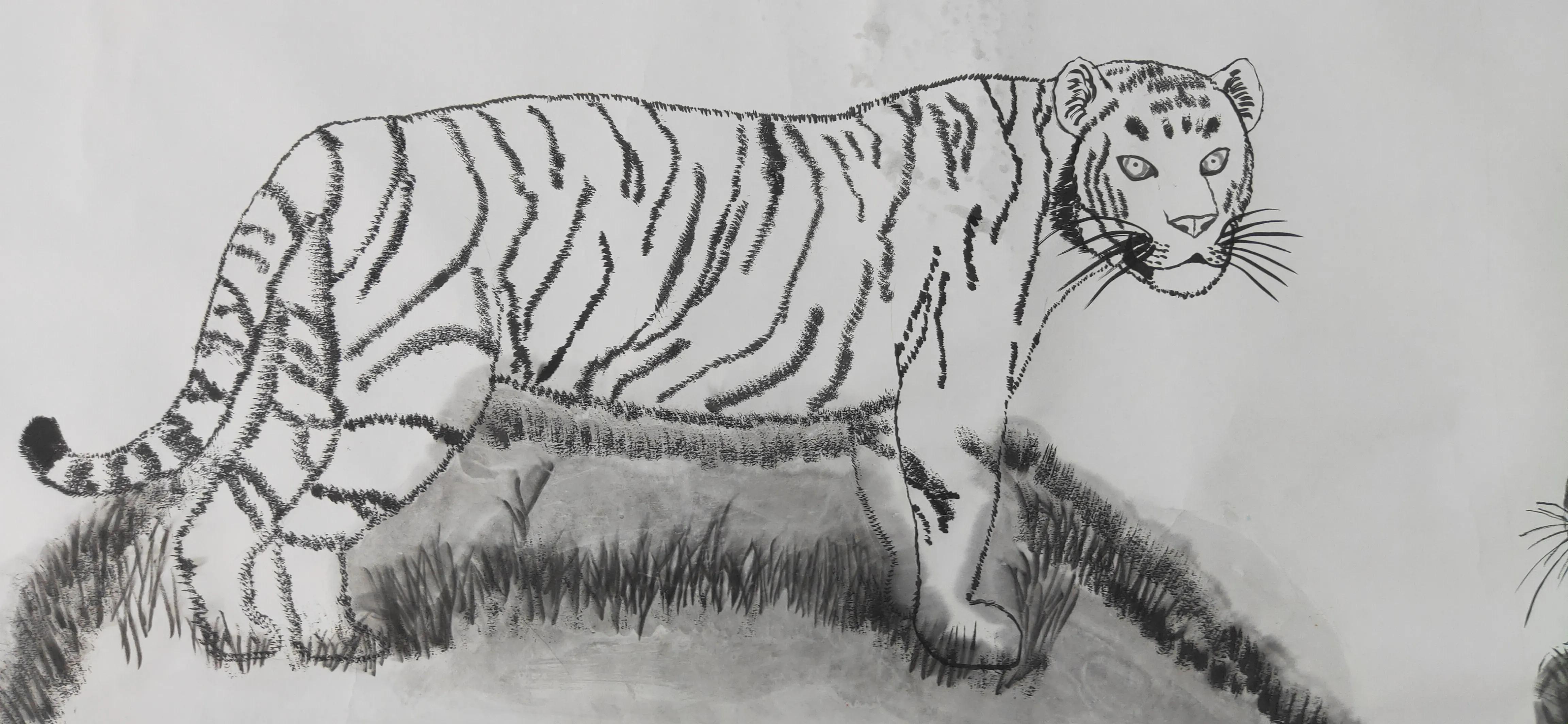 虎虎生风庆新年——当代风艺术馆小画家画虎贺岁活动小记