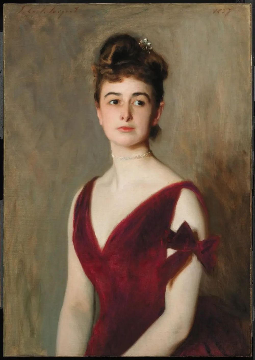 《英吉斯夫人的肖像》，约翰·辛格·萨金特，1887年，布面油画