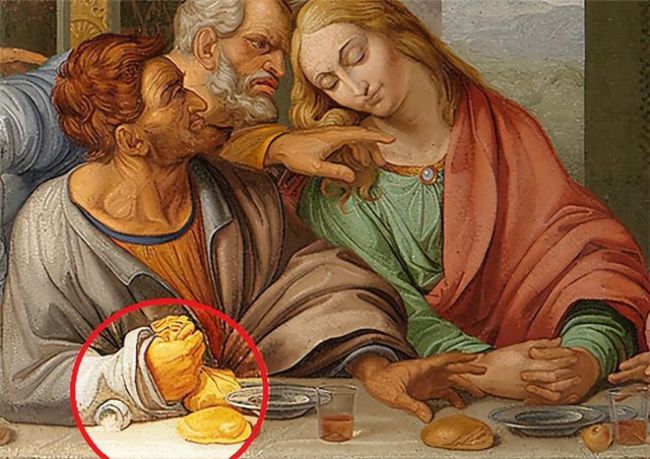 《最后的晚餐》有十四双手 是失误还是设计？