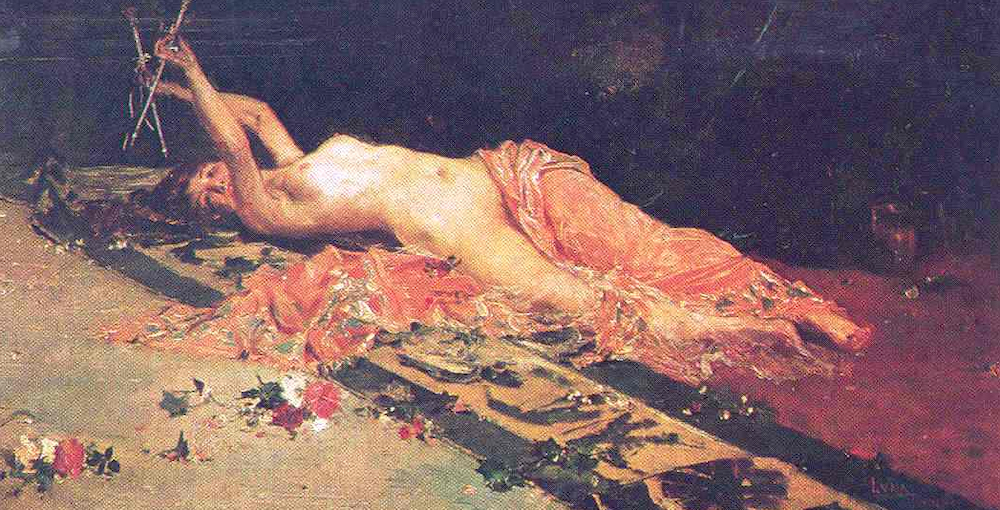 《宫女》，胡安·卢纳，1886年，Luis Ma. Araneta 藏