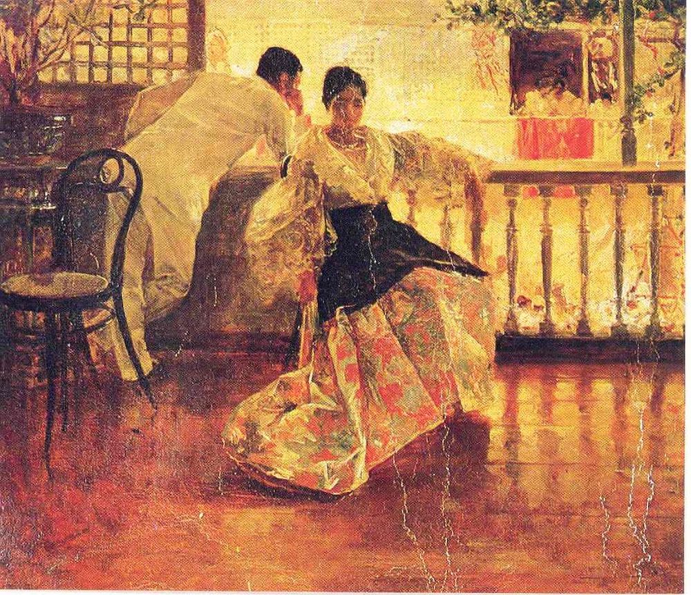 《闷闷不乐》，胡安·卢纳，1895年，Rosalinda Orosa藏