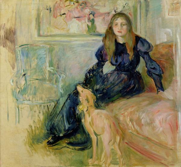 《少女与狗》，1893，? Musée Marmottan Monet, Paris