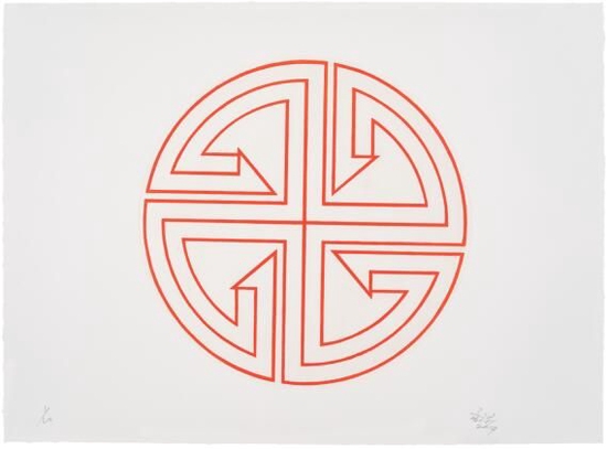《朱砂3-2》，铜版腐蚀，72 × 53 cm，2019