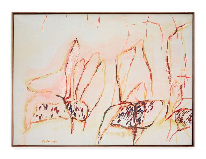  伊达·巴尔巴里戈，《Passeggiata spericolata》，1963，图片致谢艺术家和维伍德画廊