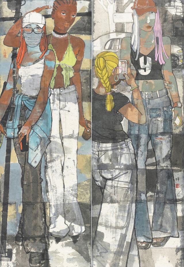 打开江南民俗时代画卷，“江南之春”美术作品展再回宝山